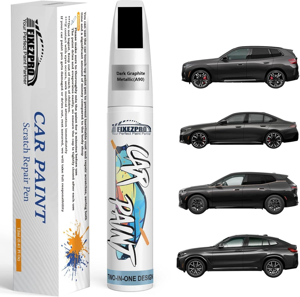 775/9775 Iridium Silver Metallic Touch Up Paint for Mercedes-Benz