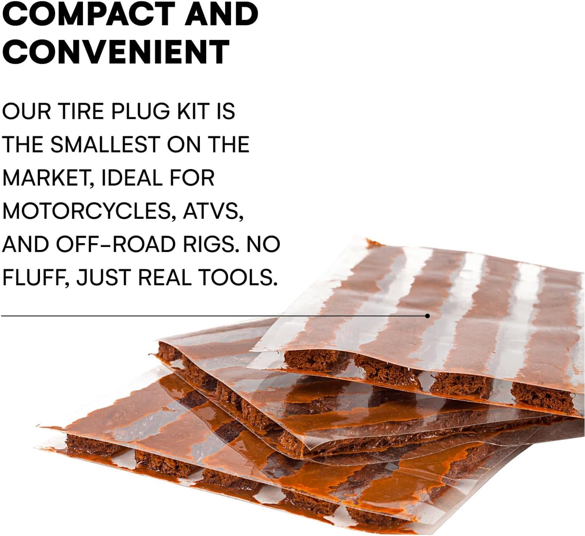 Boulder Tools Tire Plug Kit - Heavy Duty Tire Repair Kit for Tubeless Tires