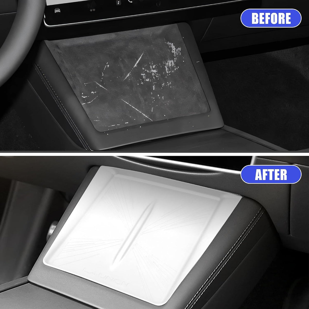 Frani Wireless Charging Pad Cover for Tesla Model Y Juniper/YL
