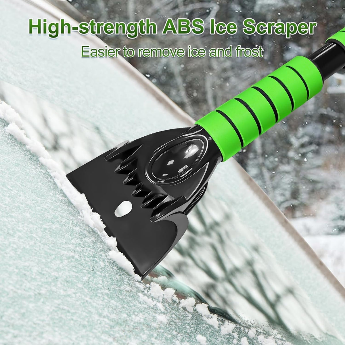 SEAAES 44 Inch Ice Scraper and Snow Brush for SUV Windshield Window