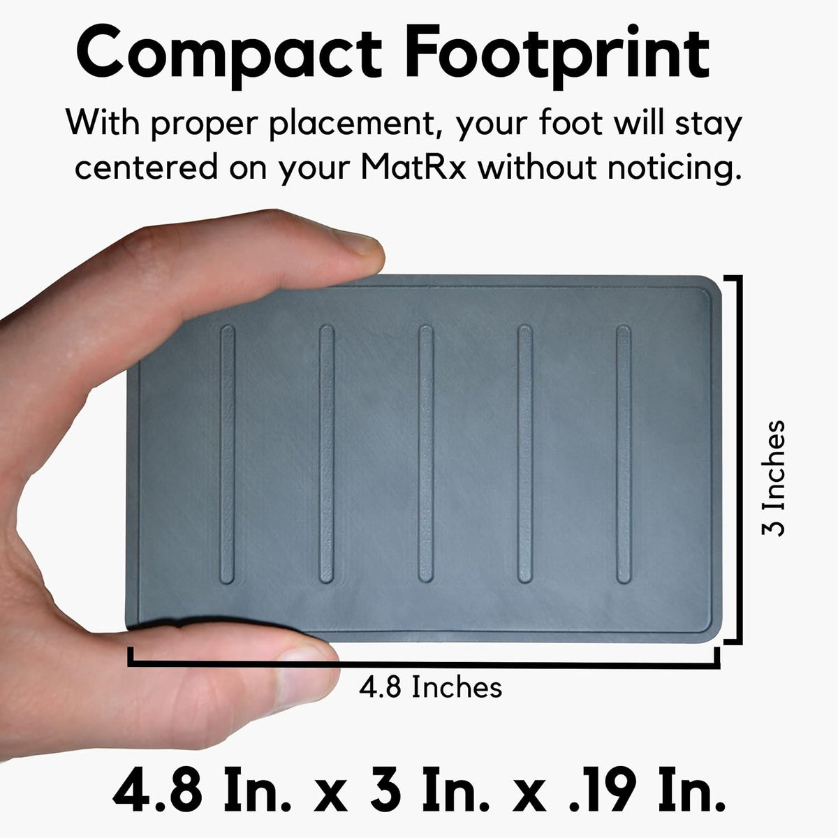 MatRx Automotive Floor Mat Universal Heel Protector Pad with Carpet Adhesive - Protect & Cover Holes, Rips, Tears, & Marks - Made in USA …