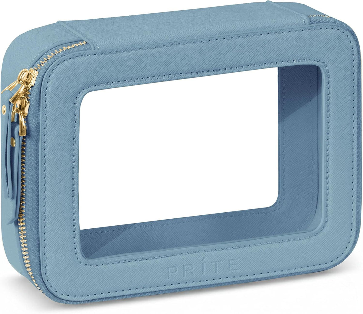 Prite Clear Makeup Bag Travel Cosmetic Organizer Toiletry Case for Women