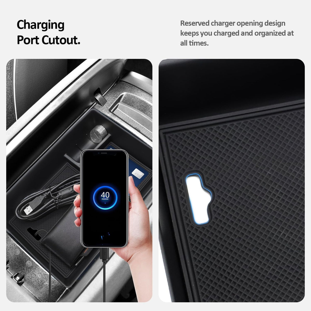 Center Console Accessory Organizer for 2023 Mercedes Benz EQE350,Armrest Storage Box Insert Tray Compatible with Mercedes Benz EQE350 EQE350+ EQE500 EQS 450+ 400 580 AMG 2023+Interior Accessory