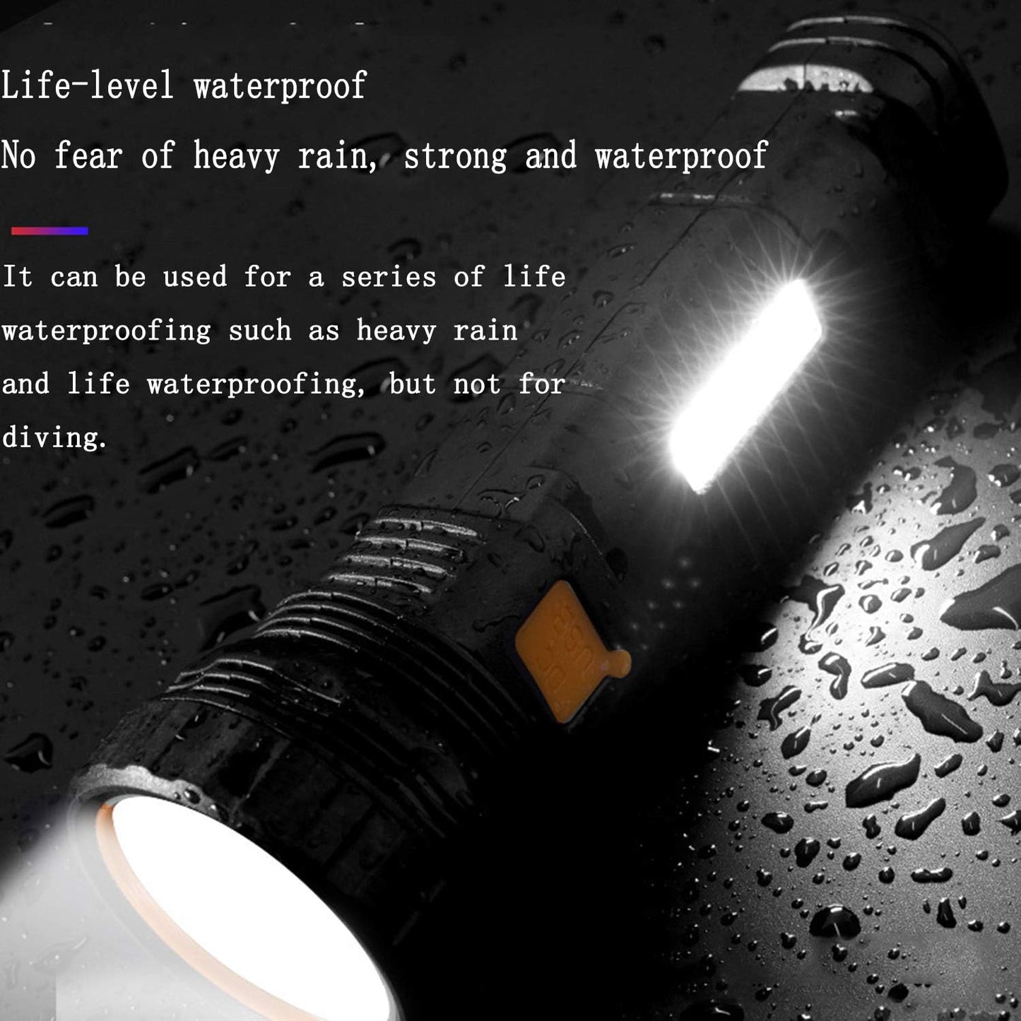 E-SHIDAI Solar Rechargeable Flashlight, Multi Function 1000 Lumens LED Flashlight with Emergency Strobe Light, Handheld LED Flashlights for Home Emergencies Camping