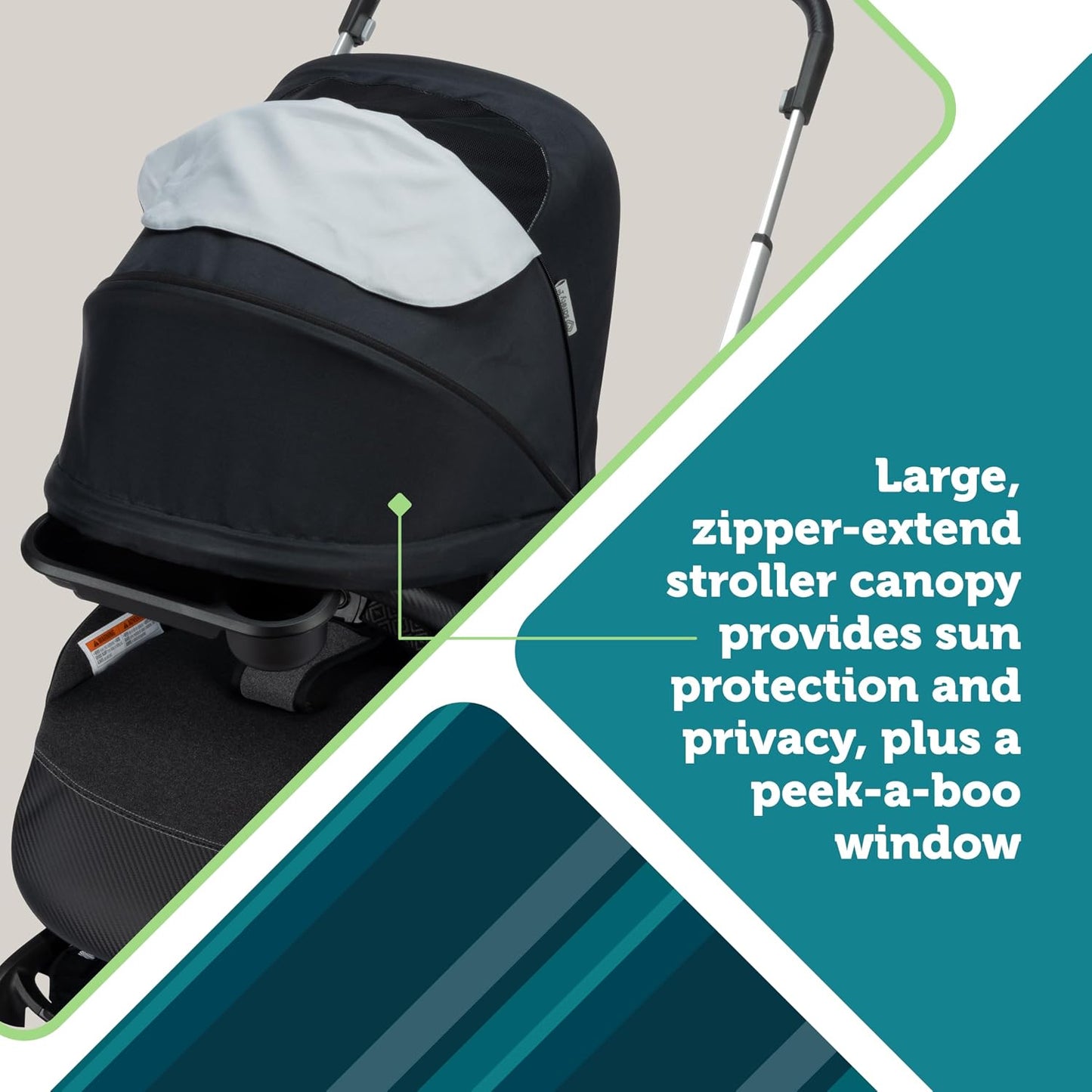 Safety 1ˢᵗ® Turn and Go™ 360° Rotating Modular Travel System, Shade