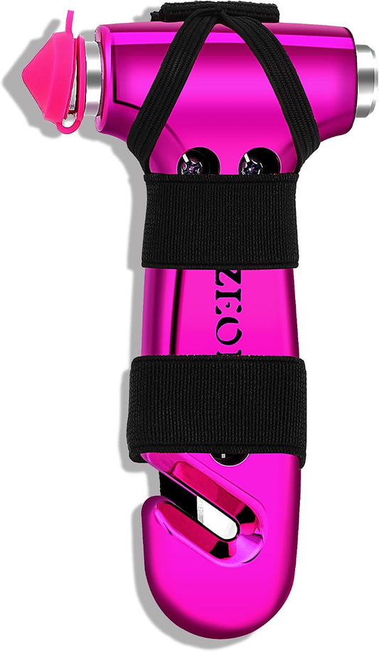 Car Safety Hammer Emergency Escape Tool, Pink, 1PCS