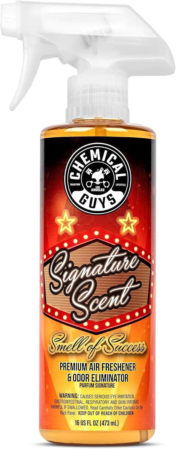 Chemical Guys Signature Scent Smell of Success Premium Air Freshener, 16 oz | Odor Eliminator for cars, trucks, SUVs, motorcycles, home and office, great for RVs