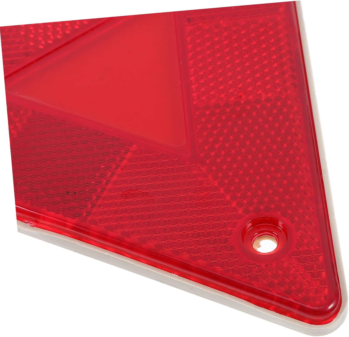 10Pcs Plastic Triangle Warning Signs Reflective Roadside Safety Set