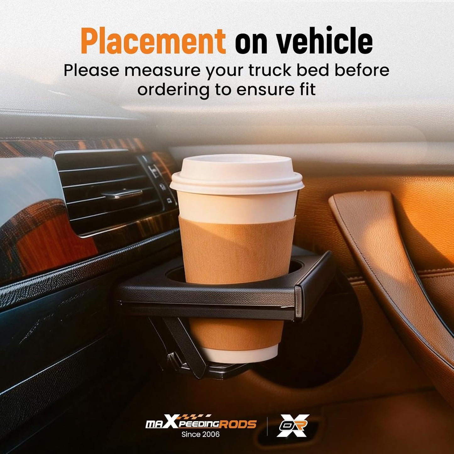 maXpeedingrods Cup Holder Driver Front Dashboard Fit for BMW 525i 528i 530i 535i 545i M5 2004-2010, for Front Right and Black Retractable Cup Holder # 51459125626