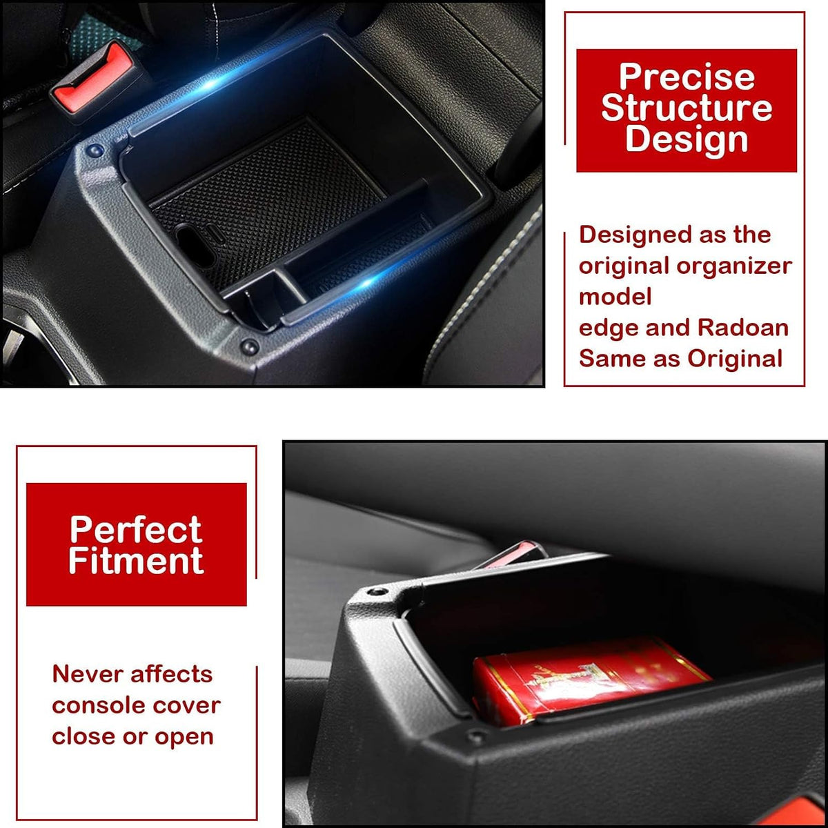 TTCR-II Center Console Organizer Tiguan 2018-2024