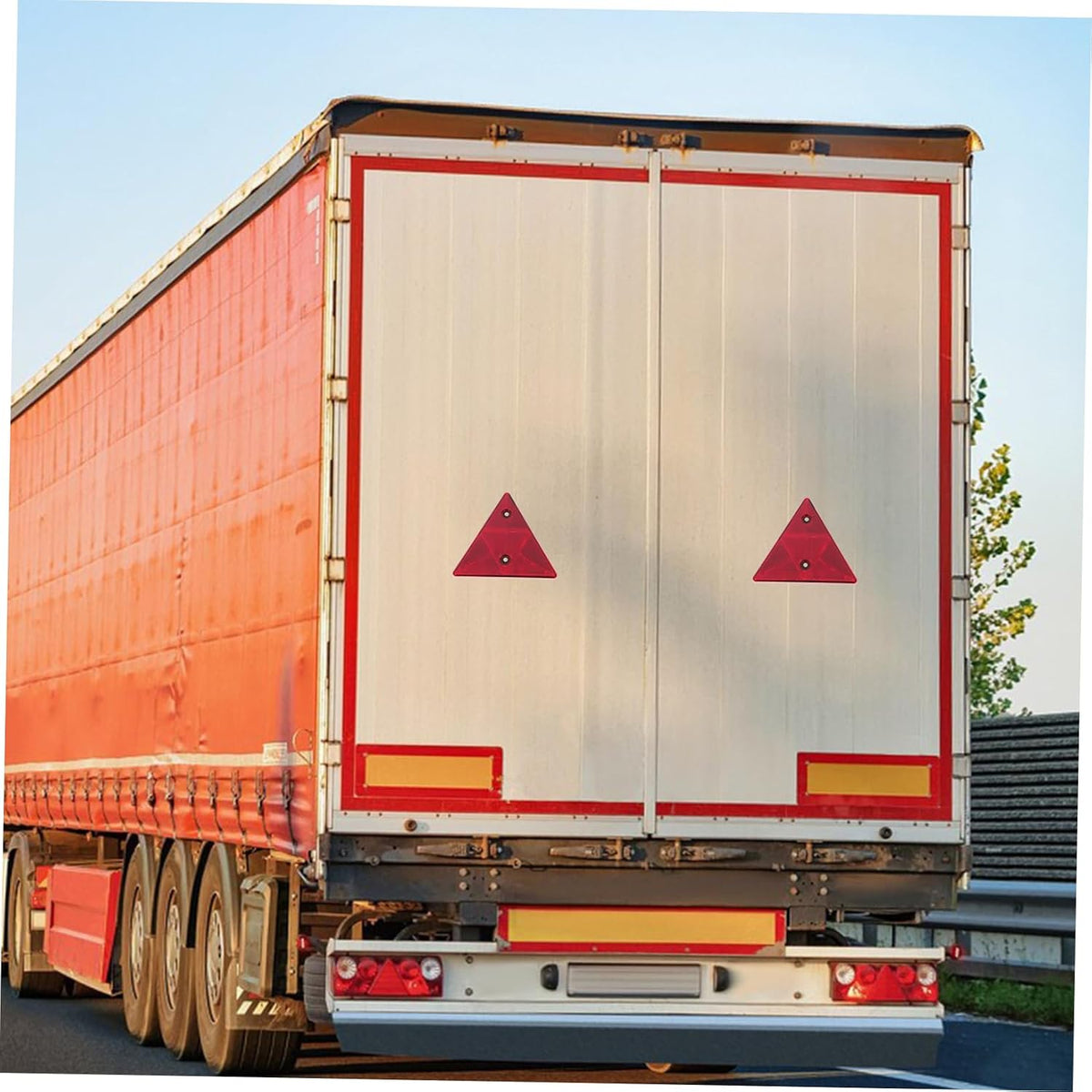 Reflective Triangle Warning Sign for Vehicle Roadside Road Safety