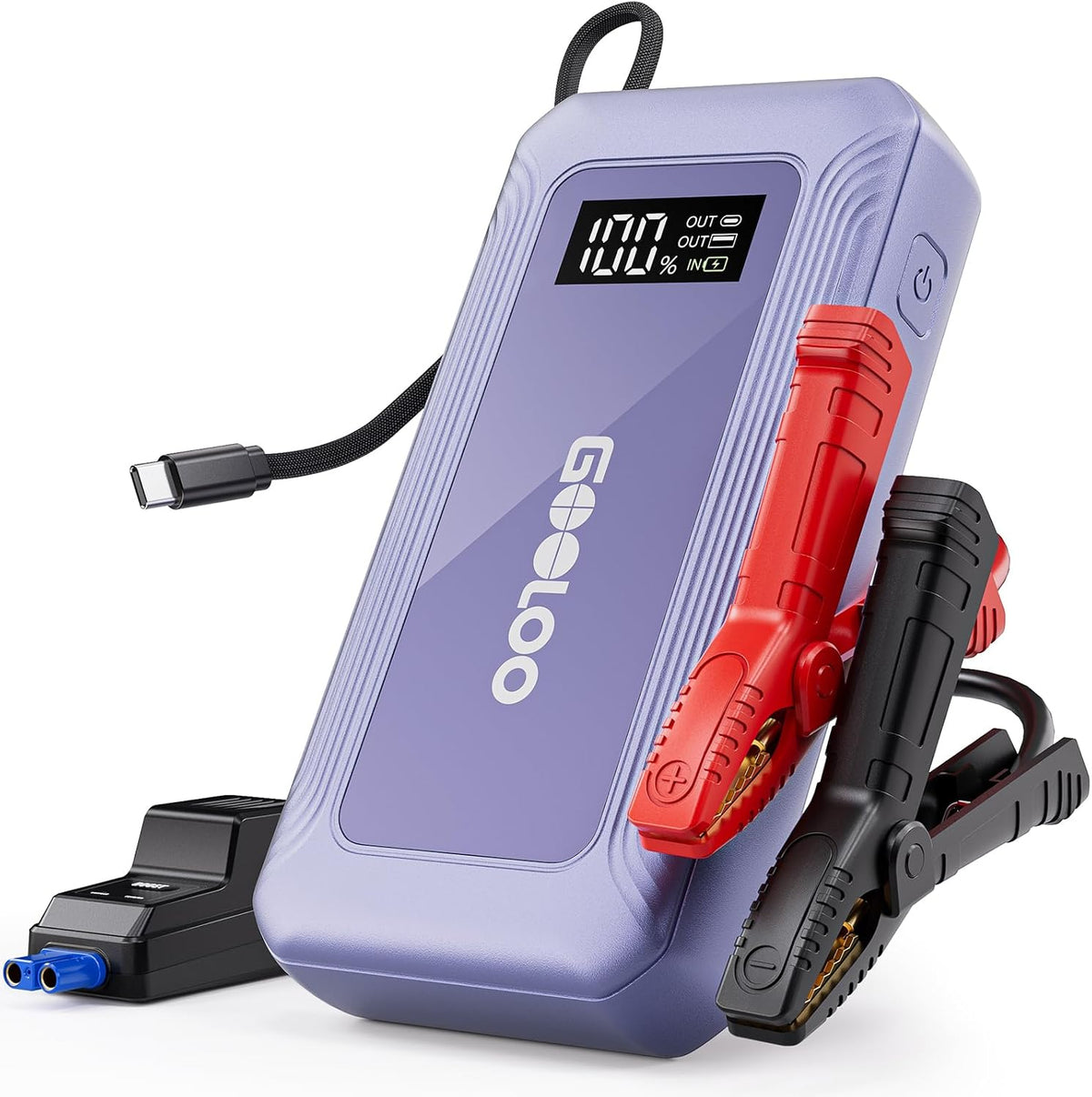 GOOLOO G7 3000A 12V Lithium Jump Starter Booster Pack with Built-in Cable