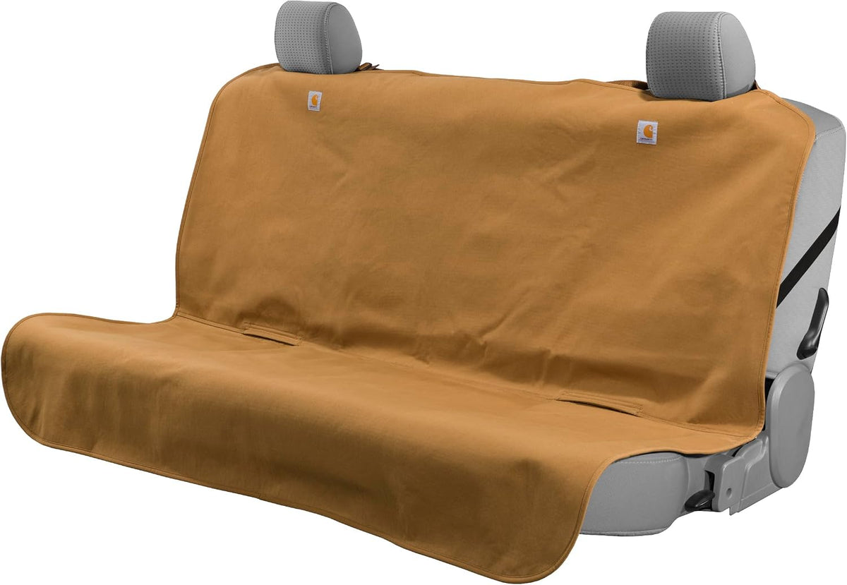 Carhartt Quick Fit Nylon Duck Bench Seat Cover Carhartt Brown