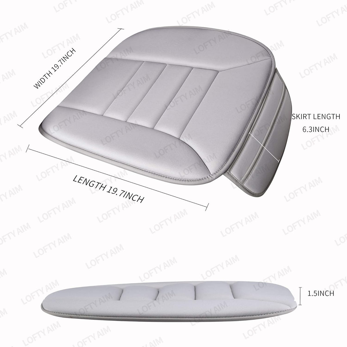 Lofty Aim Car Seat Cushion for Driving, Memory Foam Driver Seat Cushion