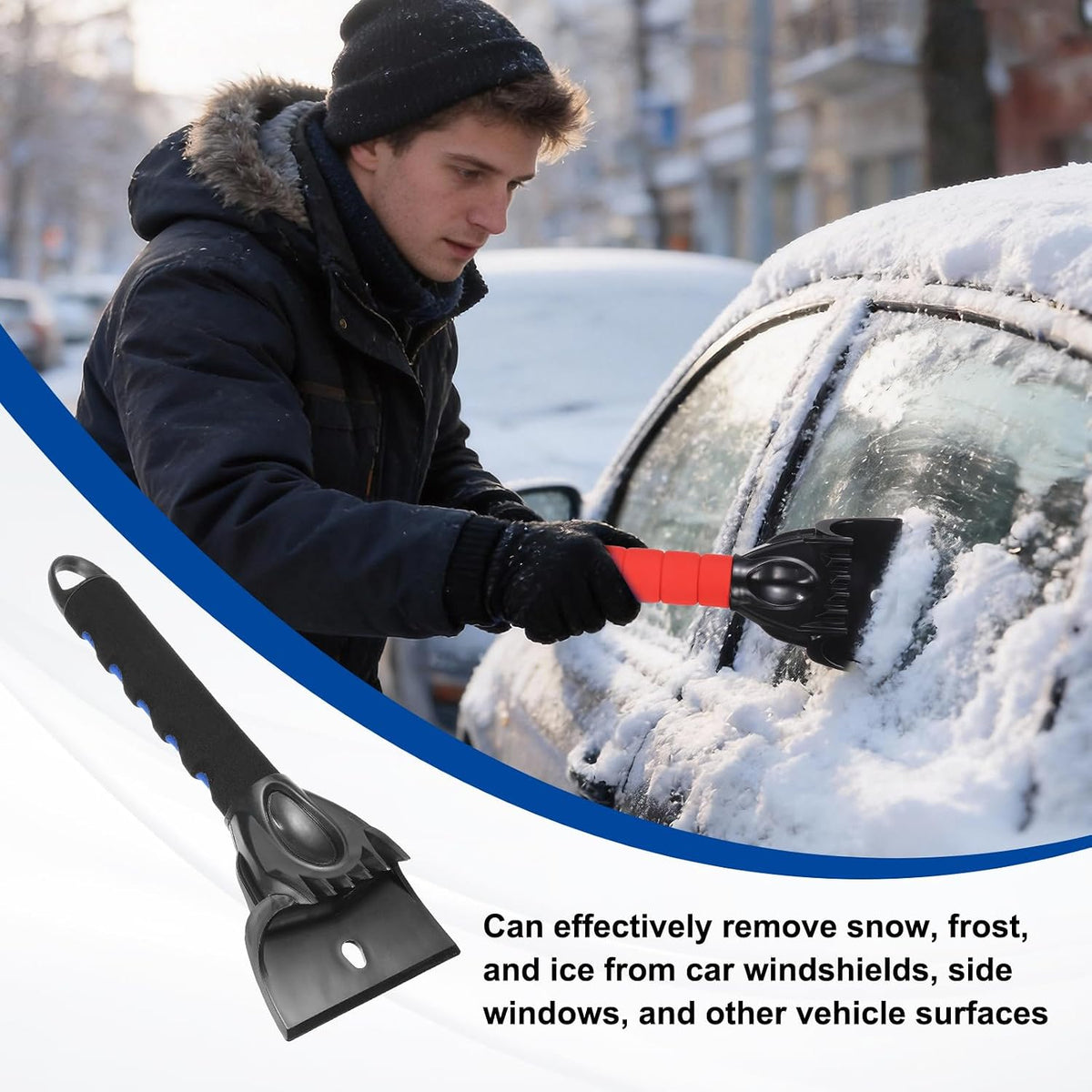 HARFINGTON Ice Scrapers for Car Windshield 12"x4" Window Frost Removal Tool