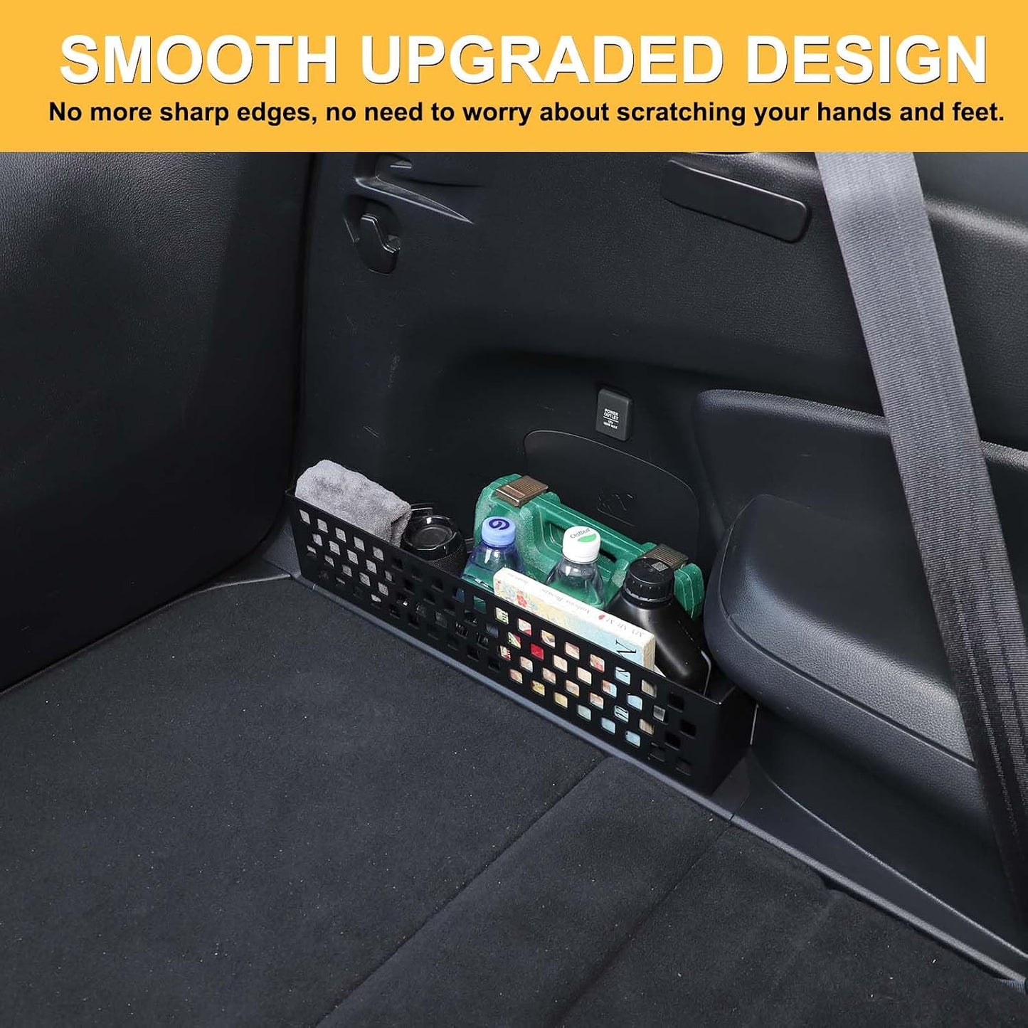 Trunk Modular Storage Panel Cargo Rack Compatible with Honda Pilot 2016-2022, Trunk Side Organizer Shelf Storage Backet Accessories Aluminum Alloy (Left Side)