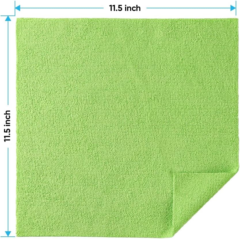 HOMEXCEL Microfiber Cleaning Cloth 100 PK, Towels for Cars, Cleaning Rags