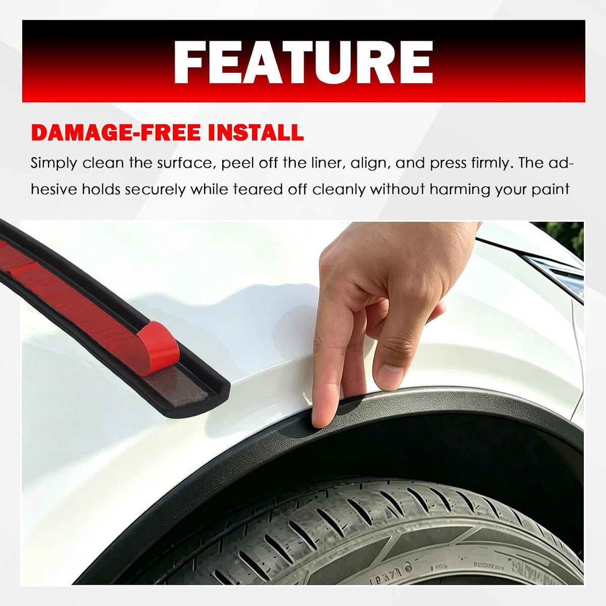 26Ft Car Door Edge Guards with L Shape,Rubber Edge Trim