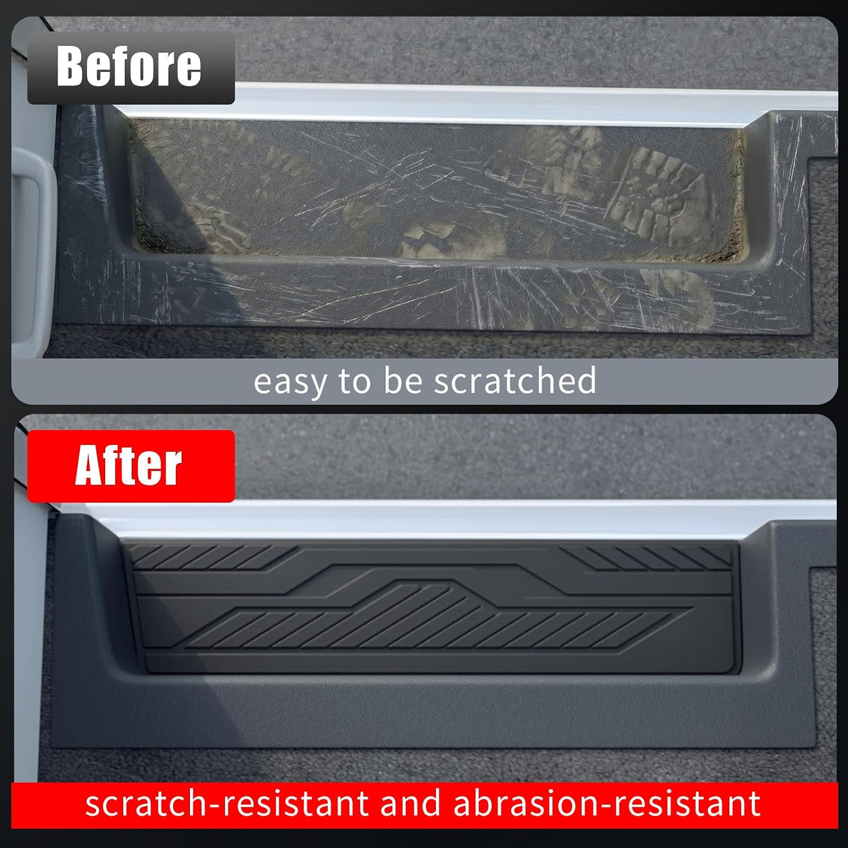 Cargo Side Sliding Door Sill Protector for 2015-2026 Ford Transit