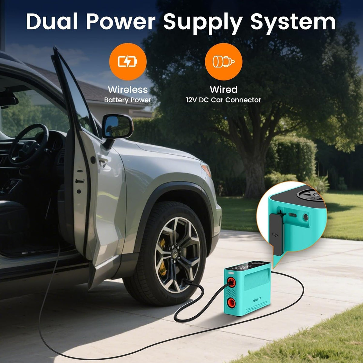 Paddle Board Electric Pump 150PSI, Rechargeable SUP Pump 15000mAh, Inflator & Deflator, Auto Off Portable Air Compressor for SUP, Car Tires, Bike, Ball, Kayak, Tent, Float