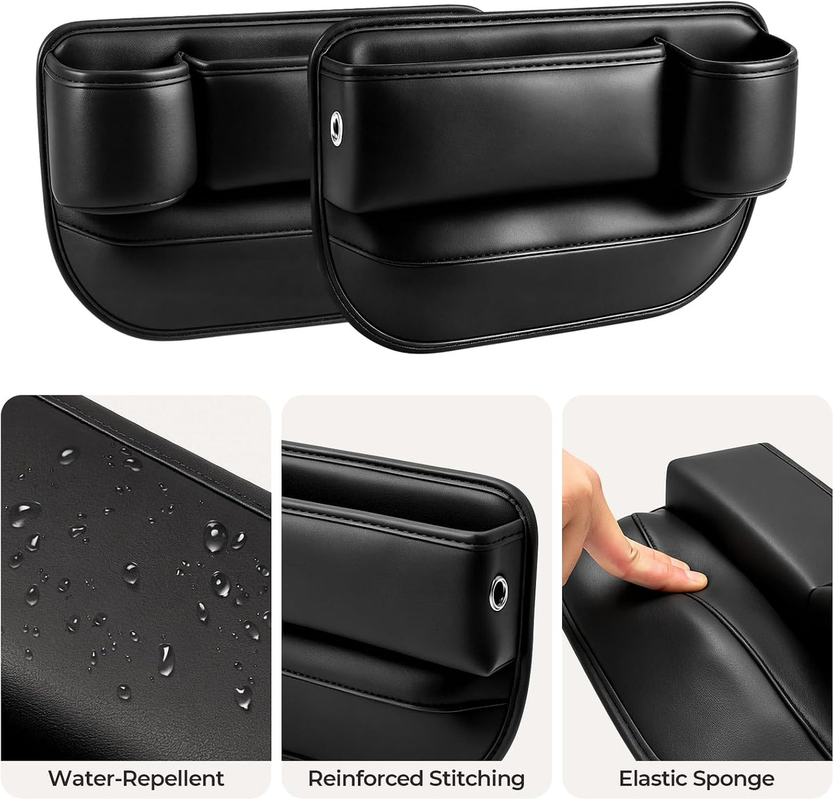 Universal Fit Car Seat Gap Filler Organizer