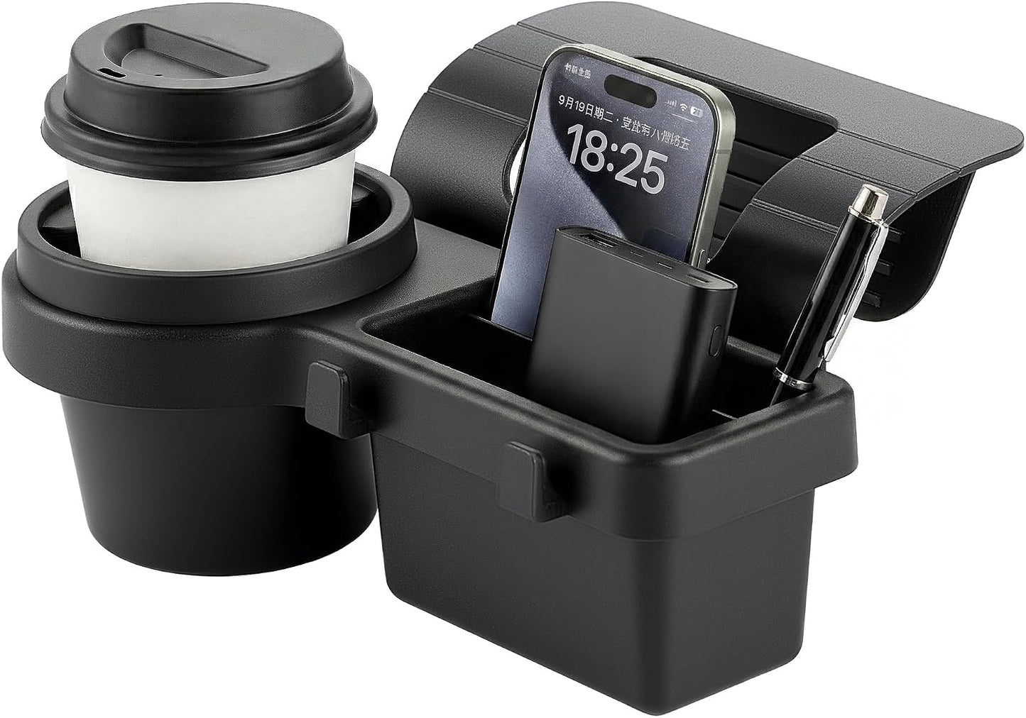 Li&Zhao Car Window Cup Holder - Clip-On, No Drill, Universal Fit
