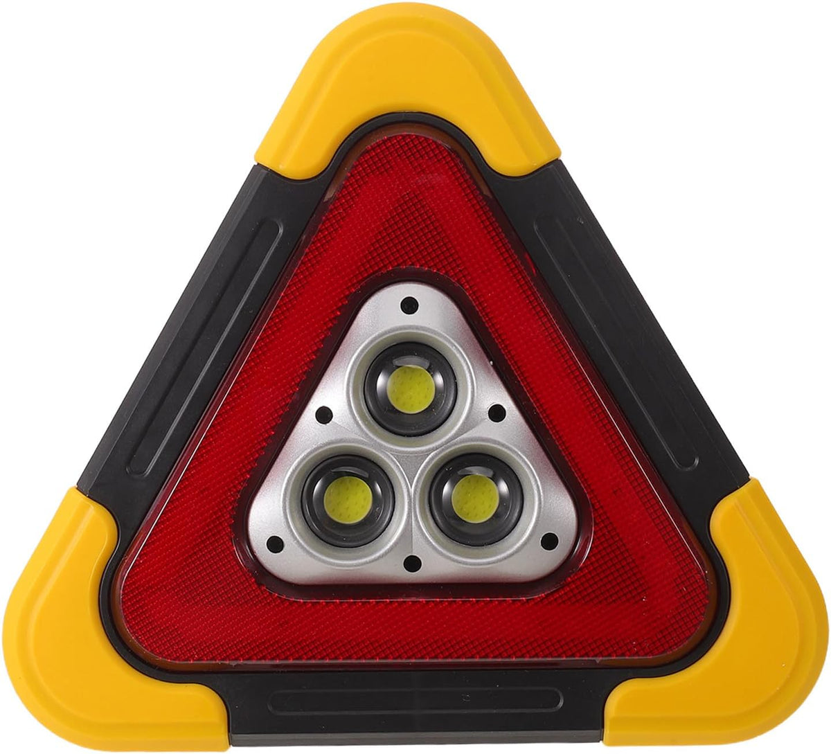 LED Road Safety Triangles, Warning Triangles Emergency Reflector High Visibility LED, Safety Hazard Light for Car Truck RV Vehicle Roadside