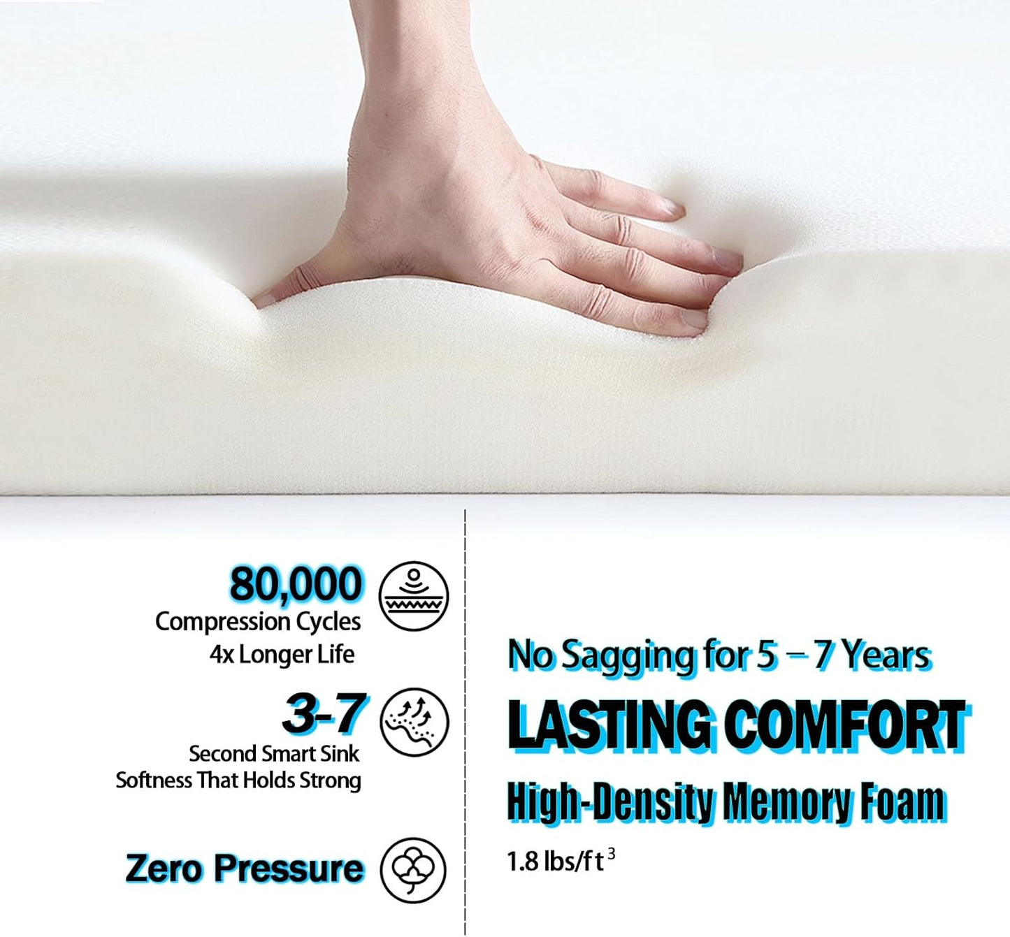 Extra Large Seat Cushion for Sciatica & Tailbone Pain – Pressure Relief Coccyx Cushion for Office Chair, Car Seat, Wheelchair, and Long Sitting – Sciatica Pain Relief Pillow
