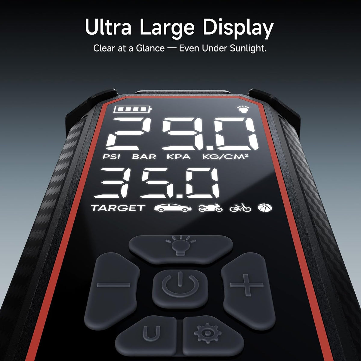 OlarHike Tire Inflator Portable Air Compressor,3X Fast Inflation, 4*3000mAh