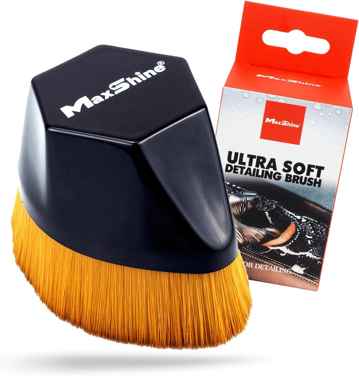 Maxshine Small Universal Ultra Soft Handled Brush – Super Soft Bristles – Professional Detailing Brush for Interior, Exterior, Leather Seats, Engine Bay & Wheels – Premium Car Care Tool