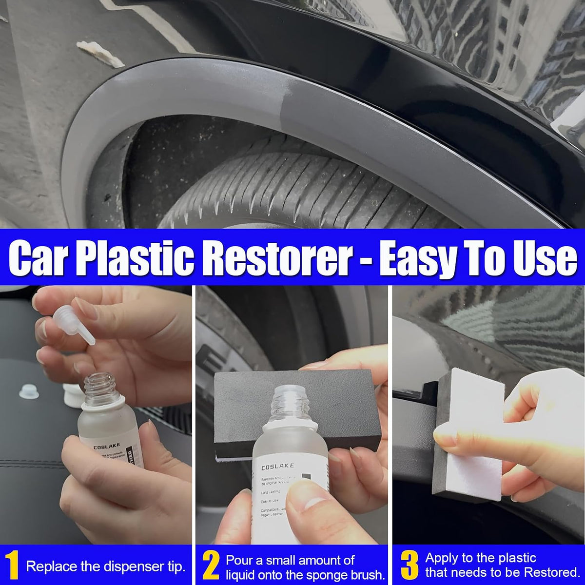 9PCS Interior Cleaner Kit for Tesla Model Y/3/S/X Accessories