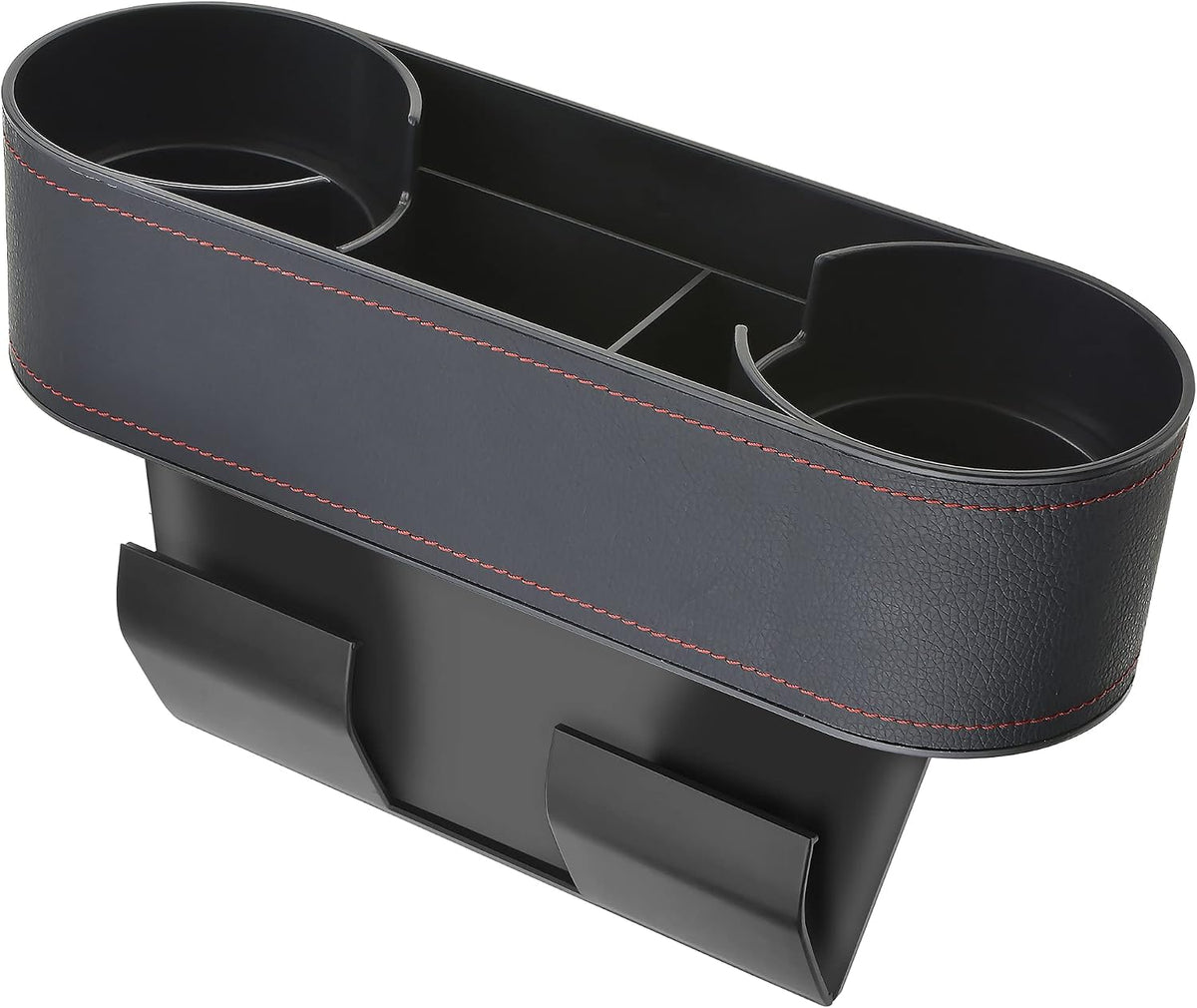 IOKONE Console Side Pocket Cup Holder for Car, Slim Black