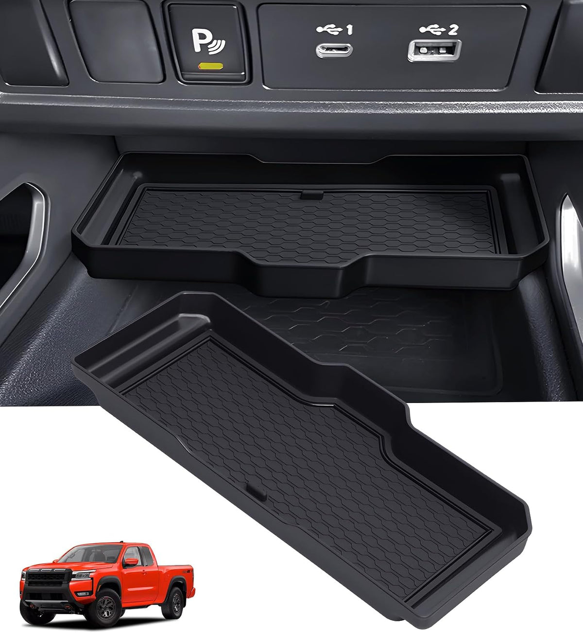 Center Console Organizer Lower Tray for Toyota Prius 30 2015 2014 2013 2012 (Not Fit Prius V), Durable ABS Plastic Under Center Console Storage Box Interior Accessories for 2012-2015 Prius