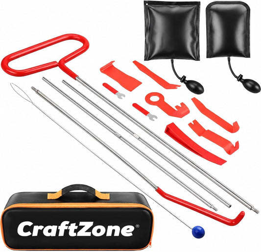 15PCS Stainless Steel Repair Tools,Car Tool Kits for Vehicles with Carrying Bag