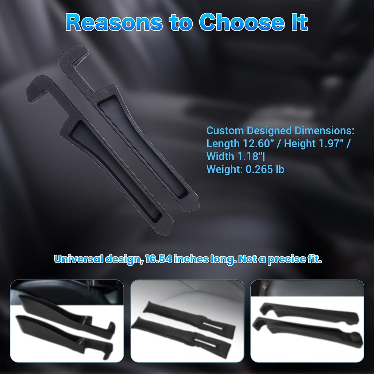 Half-Sized Seat Gap Filler Compatible with Hyundai Palisade