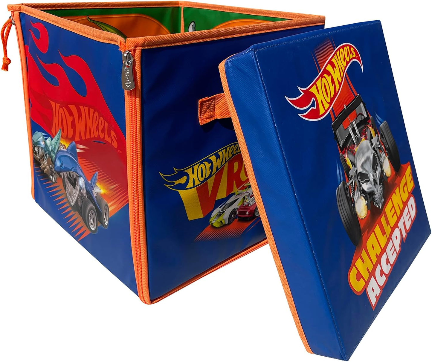 Tara Toy ZipBin 300 Car Storage Cube & Playmat - Holds 300 Cars, Durable Toy Organizer for Kids Age 3+, Playmat and Storage Solution