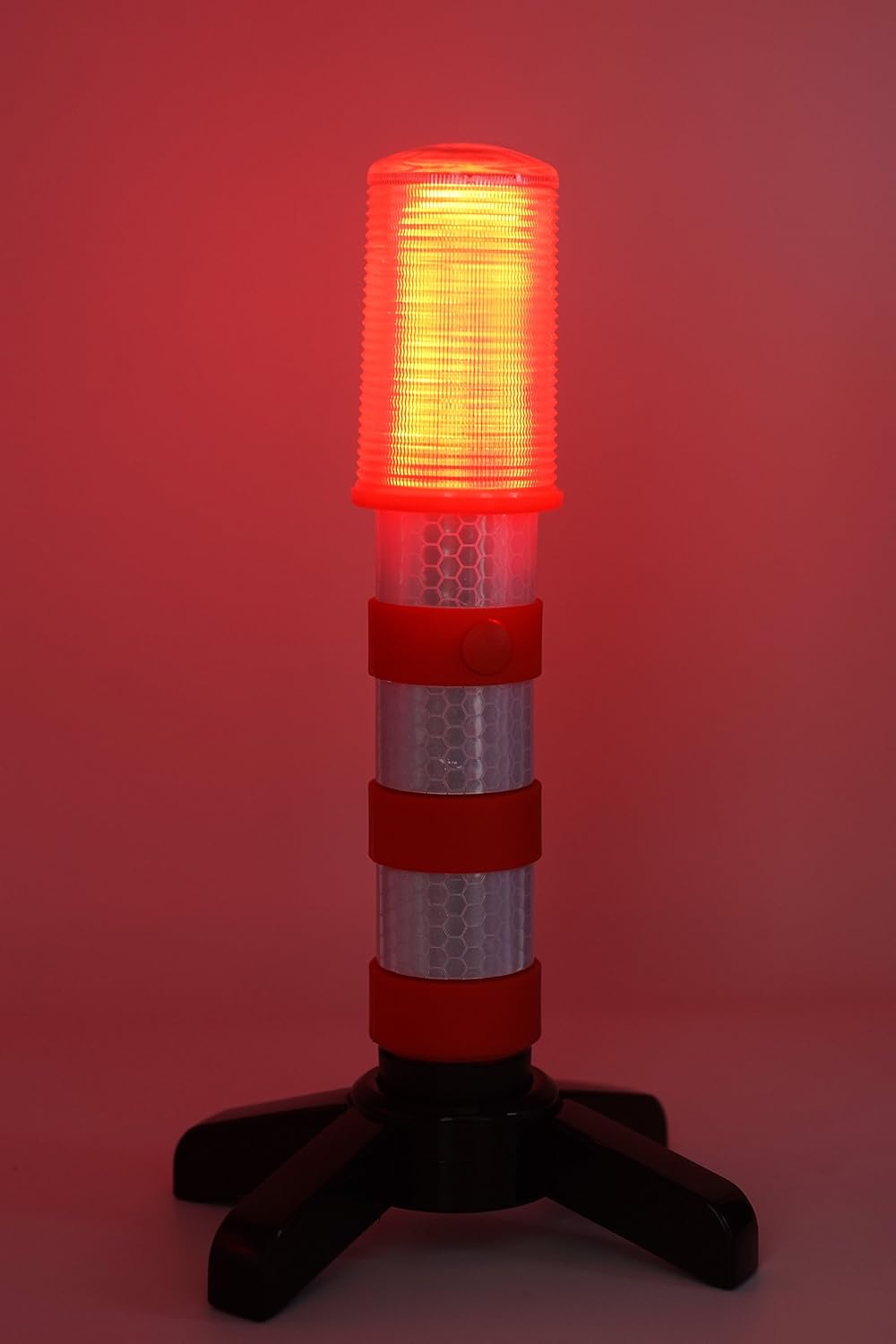 Led Road Flares Emergency Lights 2 Pack - Emergency Roadside Lights with Magnetic Base and Stand for Car Marine Vehicles Trucks - Comes in Solid Storage Case - Beacon Safety Strobe Light Warning Alert