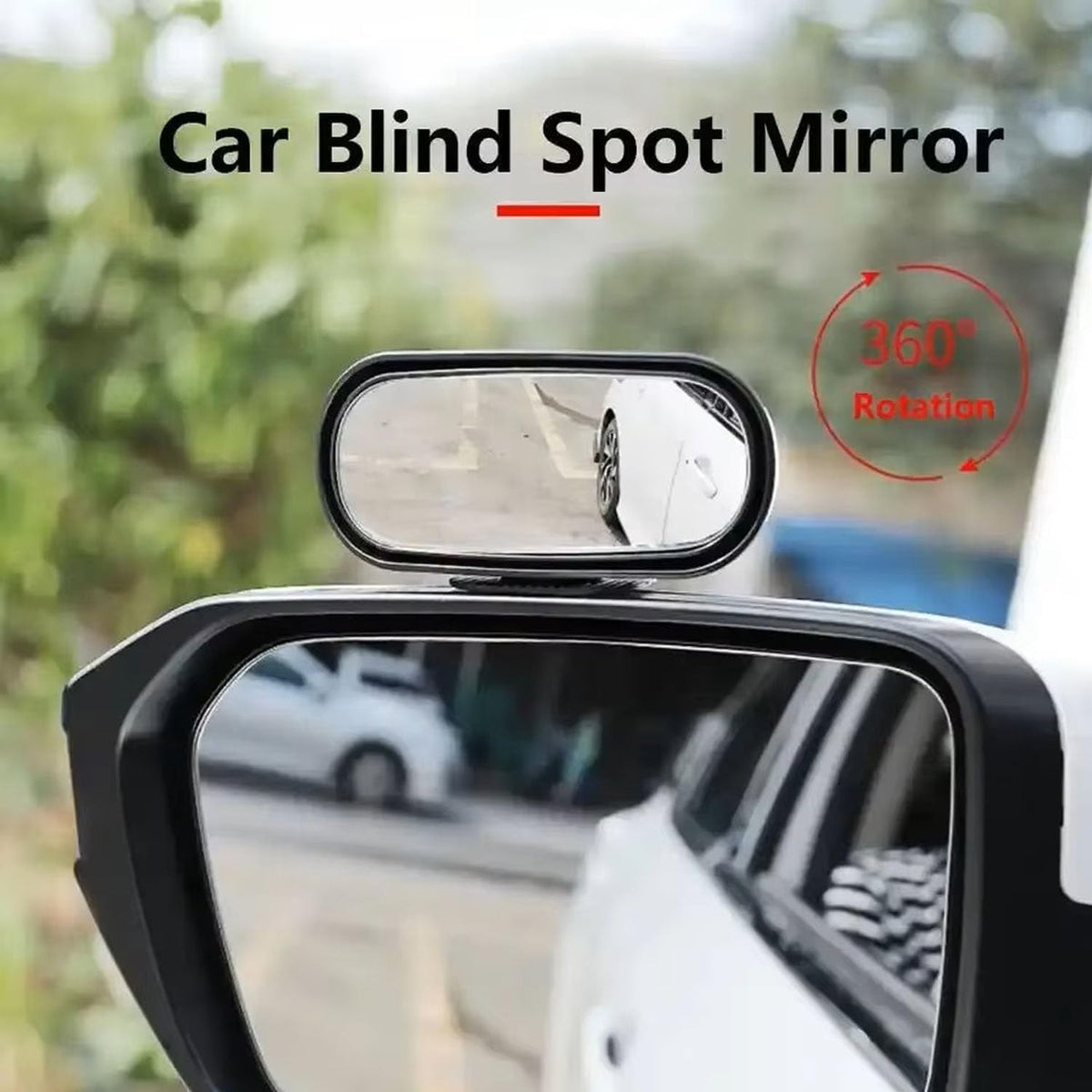 360 ° HD Blind Spot Car Mirror 2Pcs Blind Spot Car Rearview Stick on Mirror