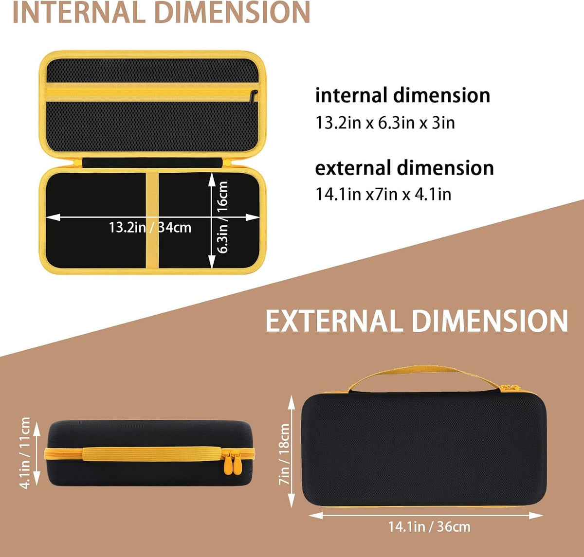 Hard EVA Shell Carry Case for Fanttik Slim V8, V8 Mate, V10 Apex，V10 Mate