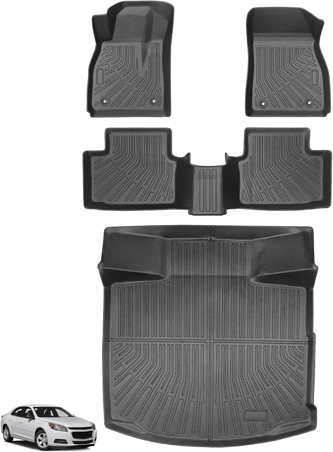 Floor Mats for Chevy Malibu 2013-2015,Also for 2016Chevrolet Malibu Limited