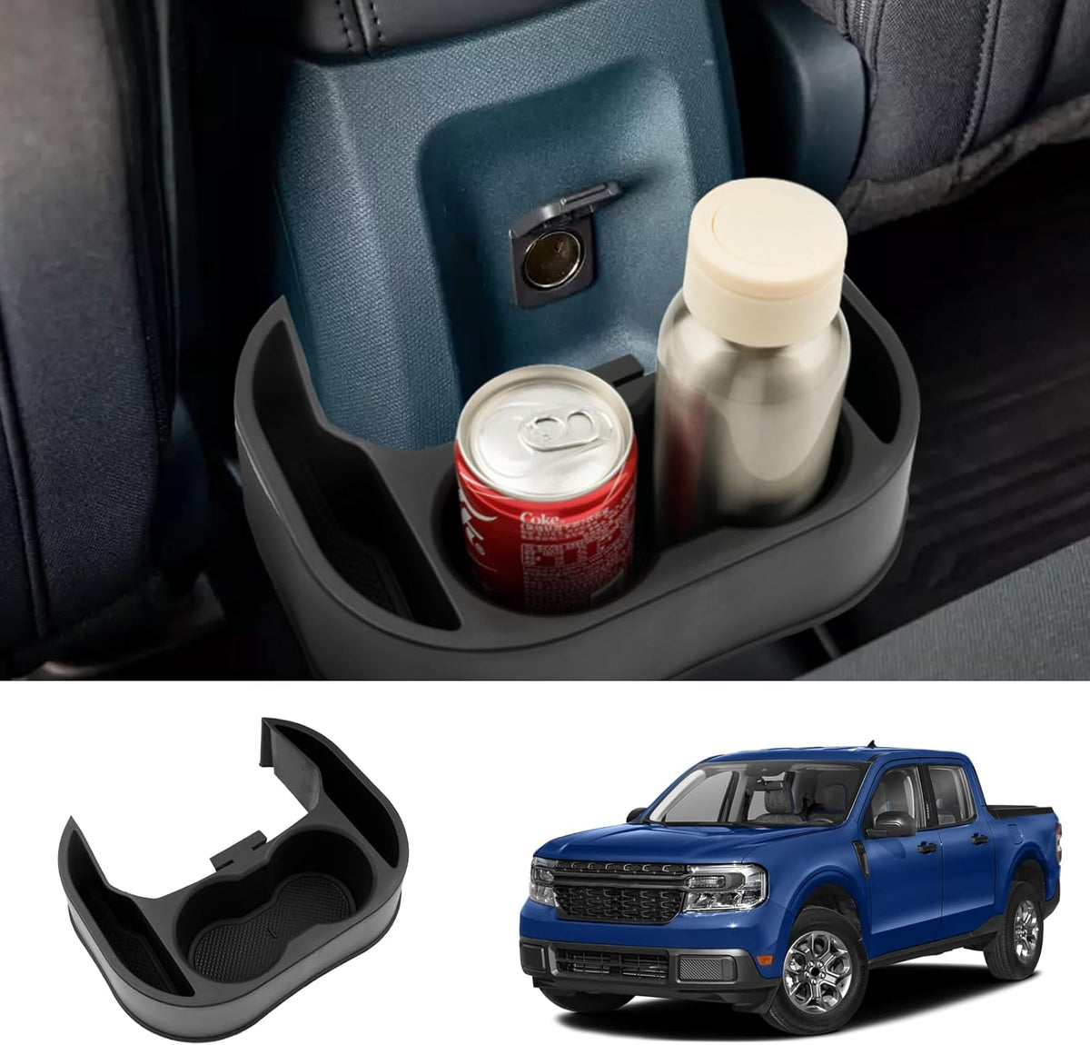 for 2022 2023 2024 2025 Maverick Accessories Cup Holder Expander Insert Organizer Water Bottle Expander Drink Holders 2024 2025 Maverick Seat Rear Cup Holder
