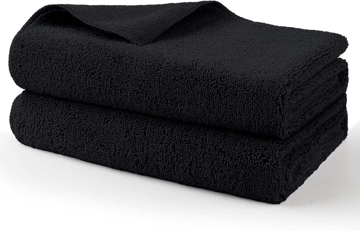 HOMEXCEL Professional Large Microfiber Car Drying Towels 4 Pack, 31" x 24"