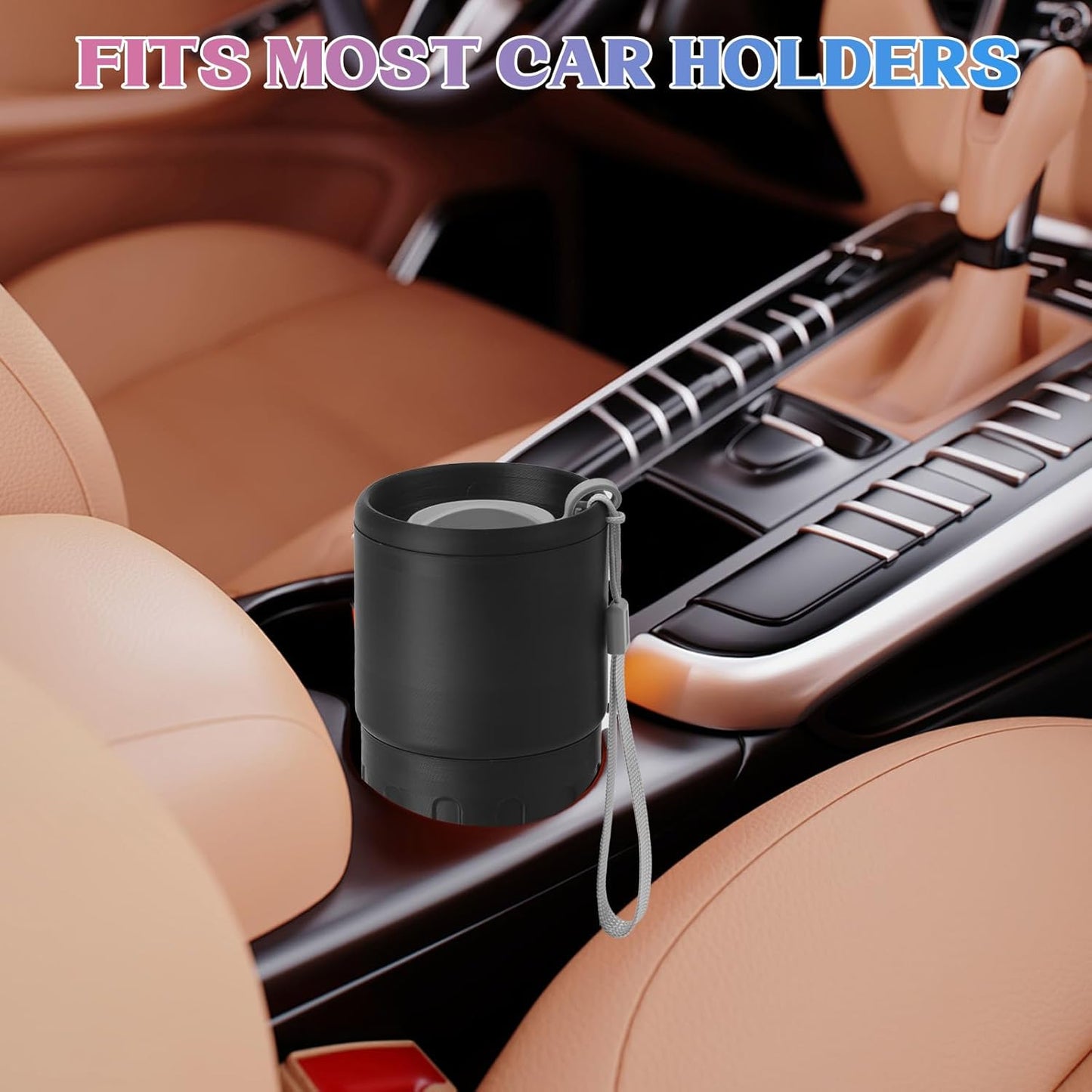 Portable Sunflower Seed Cup with Shell Storage, 3D Printed Pistachios Nut Snack Bowl Containers for Outdoor/in Car/Travel/Sports Games, Seed Lovers Gift - Black