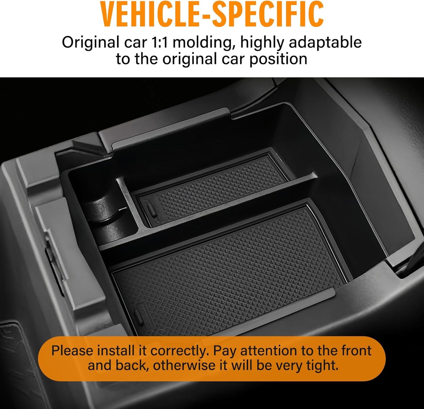 Center Console Organizer for 2025 2026 Subaru Forester Premium Sport Limited Touring Accessories, ABS Armrest Storage Box Tray Organizer Insert for 2025 Subaru Forester Accessories