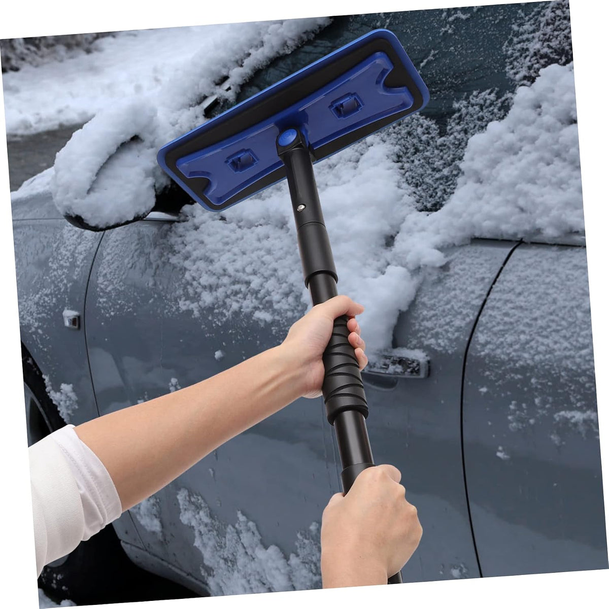 Automotive Snow Removal Tool Snow Brush and Ice Scraper Set Easy to Assemble