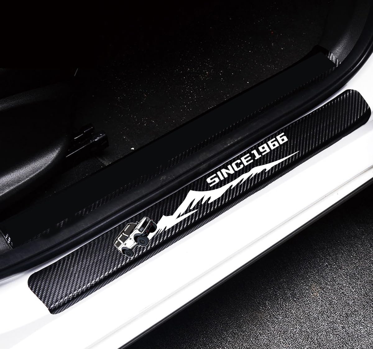 4Pcs Door Sill Protector Reflective for Bronco