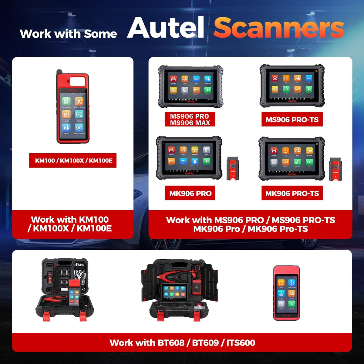 Autel MaxiVCI VCI200 V200 Wireless Dongle, VCI 200 OBD2 Connector Adapter