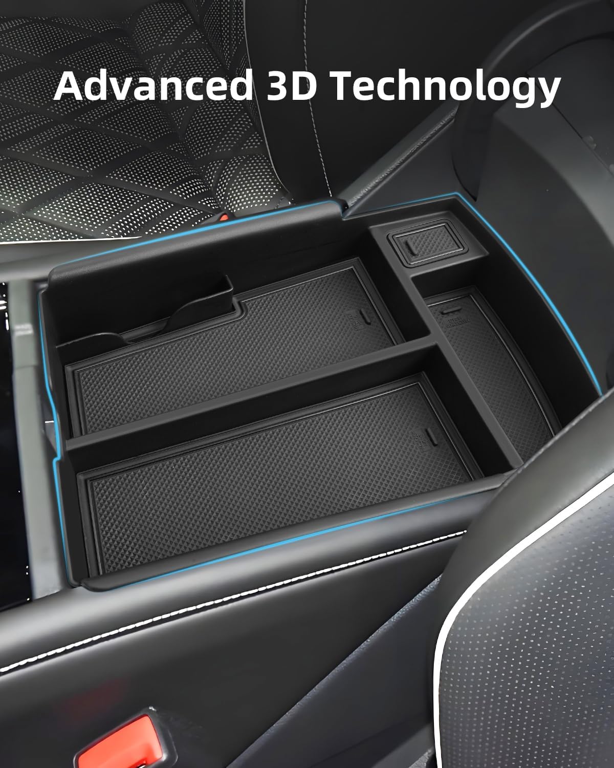 Center Console Organizer for 2025 2024 VW Atlas/Atlas Cross Sport