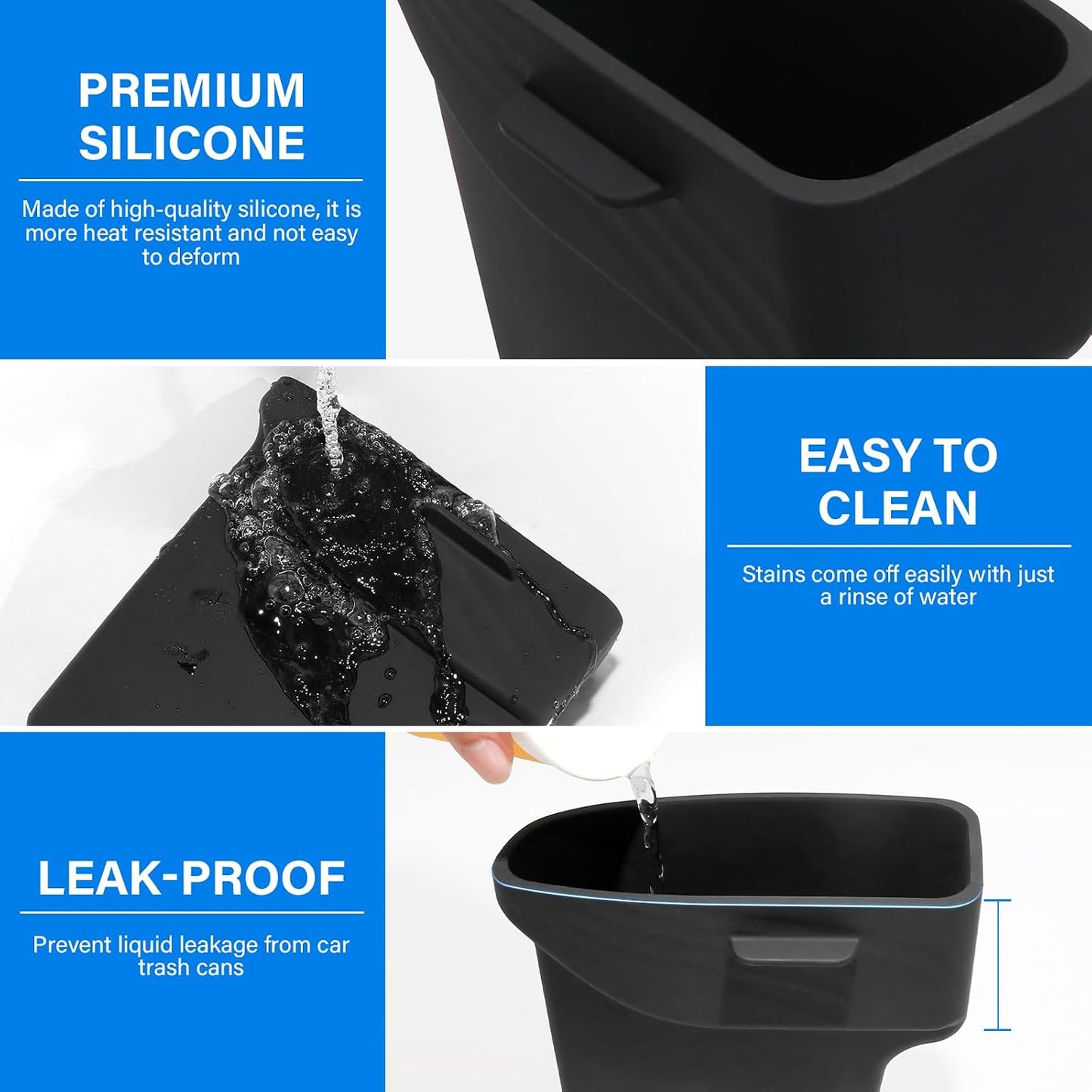 for Toyota Rav4 Accessories 2025 2024-2019 Door Side Trash Can Garbage Bin Storage Box Tray (2 Pcs)