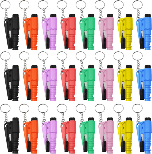 24 Pcs Car Window Breaker Key Chains